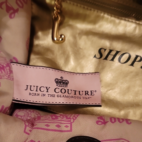 Juicy Couture Bubblegum Pink Colored Tote Bag - Picture 4 of 4